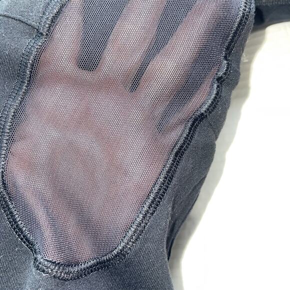 Lululemon Mens L Black Light Weight Full Zip Jacket Mock Neck Mesh Pits Pockets - Picture 4 of 8